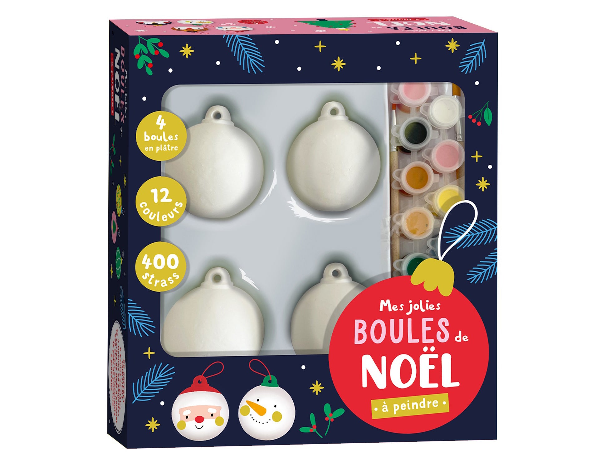 Achat Mes jolies boules de Noël à peindre - 1 2 3 Soleil