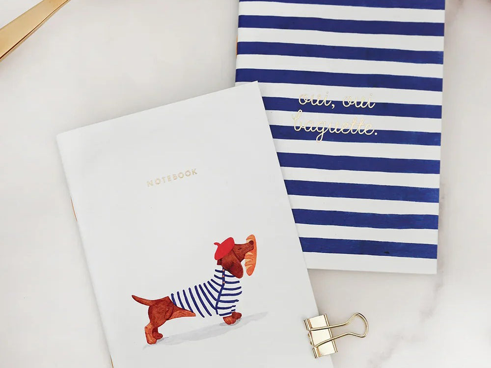 Achat Lot de 2 carnets A6 - Duo Oui Baguette - ATWS