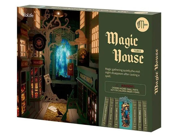 achat Book Nook - Pièce miniature - Magic House - Rolife