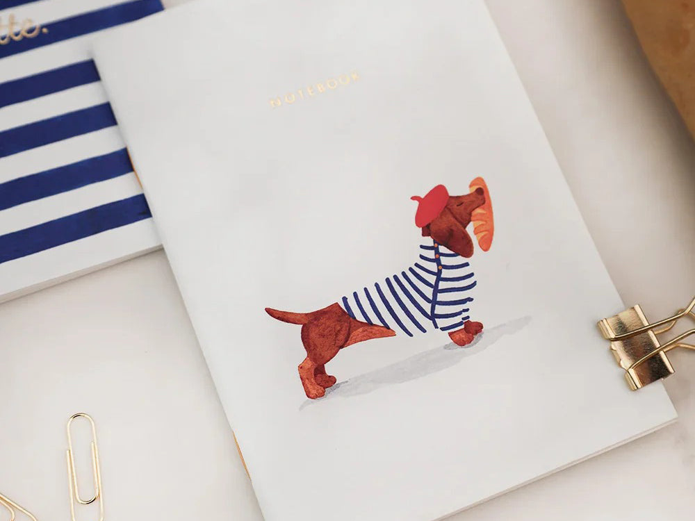 Lot de 2 carnets A6 - Duo Oui Baguette - ATWS