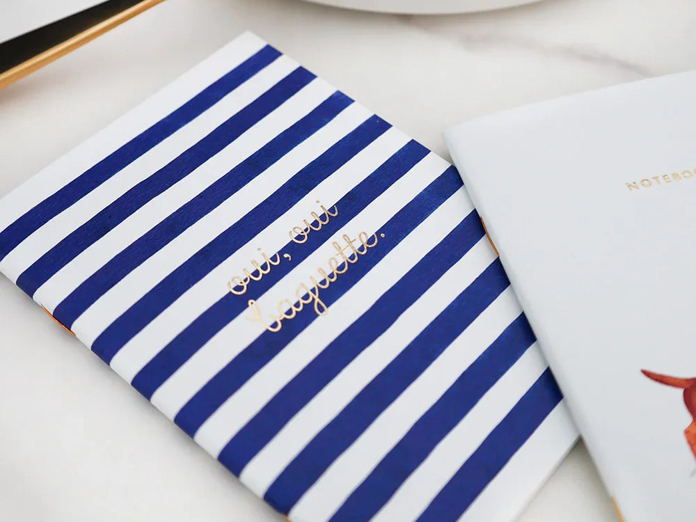 Lot de 2 carnets A6 - Duo Oui Baguette - ATWS