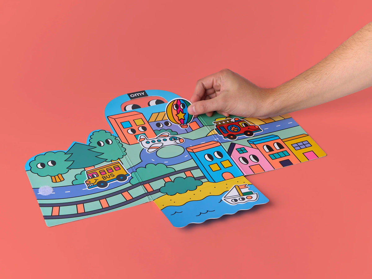 achat Kit de stickers Montessori - Vroom Vroom - Omy