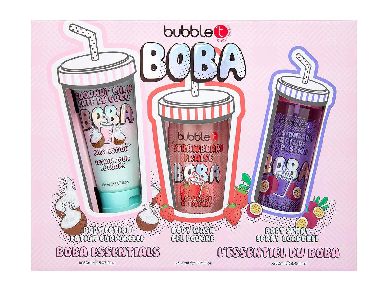 Achat Coffret bain Boba Tea 3 produits - Bubble T
