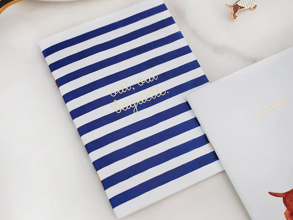 Lot de 2 carnets A6 - Duo Oui Baguette - ATWS