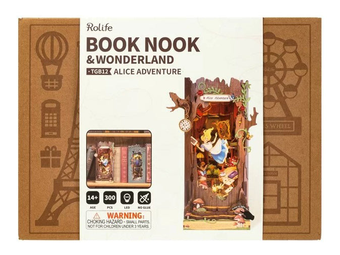 achat Book Nook - Pièce miniature - Alice Adventure - Rolife