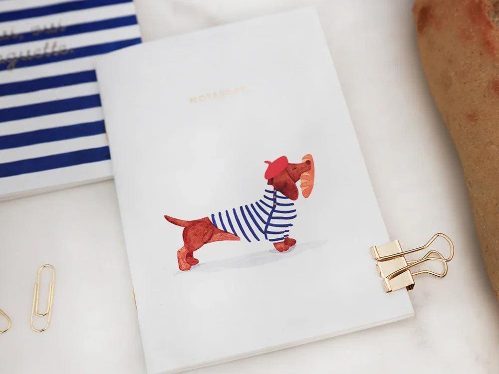 Lot de 2 carnets A6 - Duo Oui Baguette - ATWS