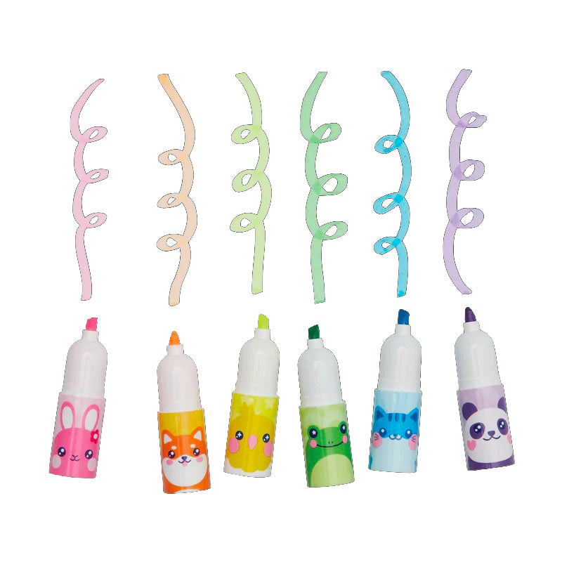 achat Surligneurs empilables Hey Critters - 12 feutres - Ooly