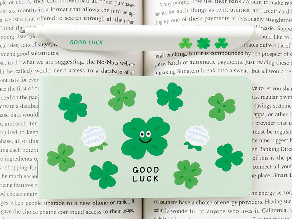 achat Carnet de poche Trèfle Smile Lucky