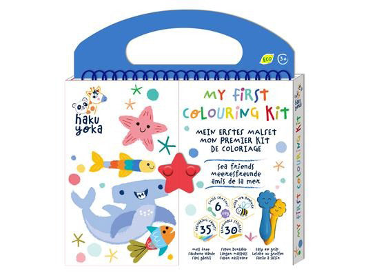 Achat Kit de coloriage Animaux marins - Haku Yoka