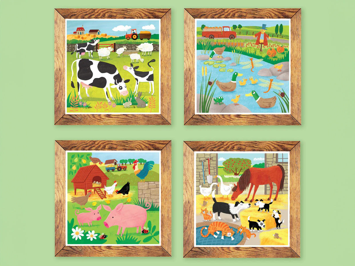 Kit de peinture à l'eau magique - Ferme