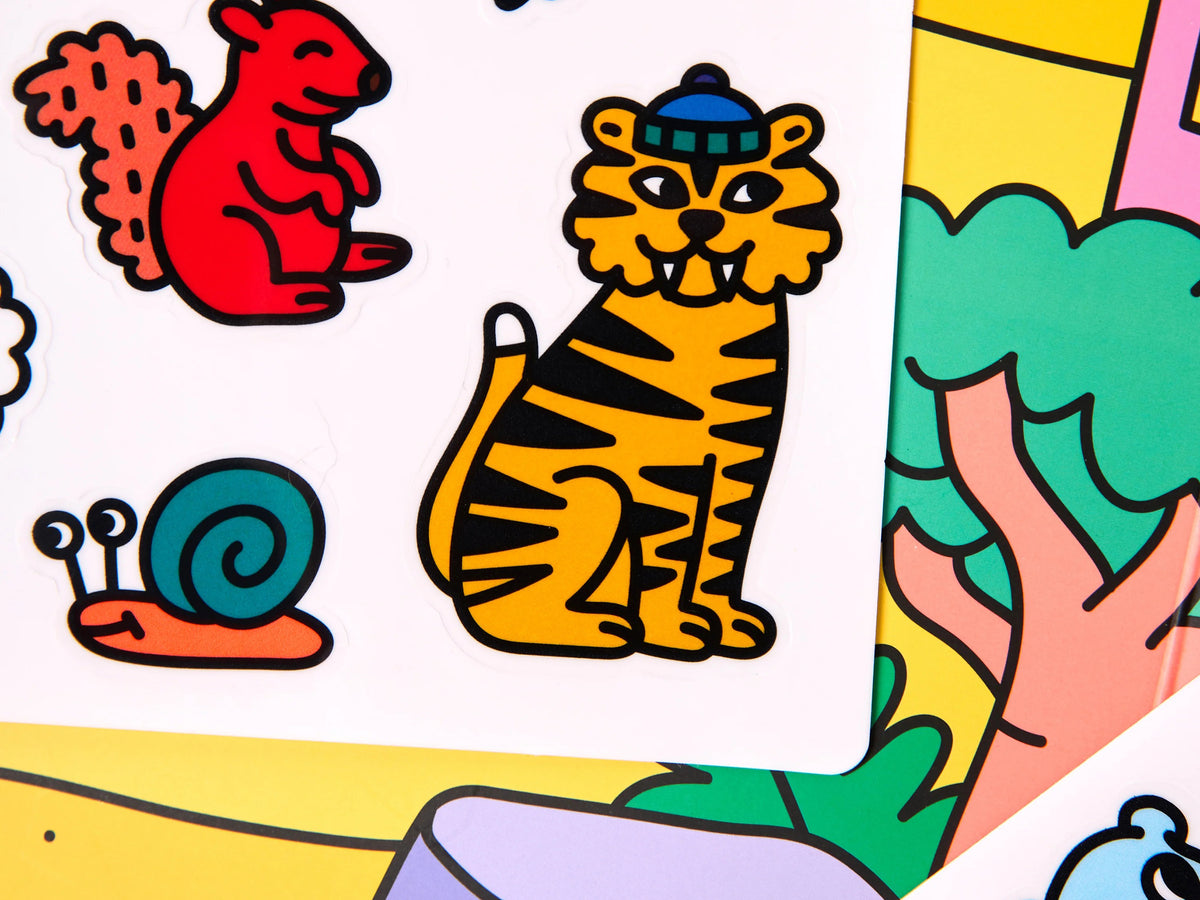 achat Kit de stickers Montessori - Animals - Omy