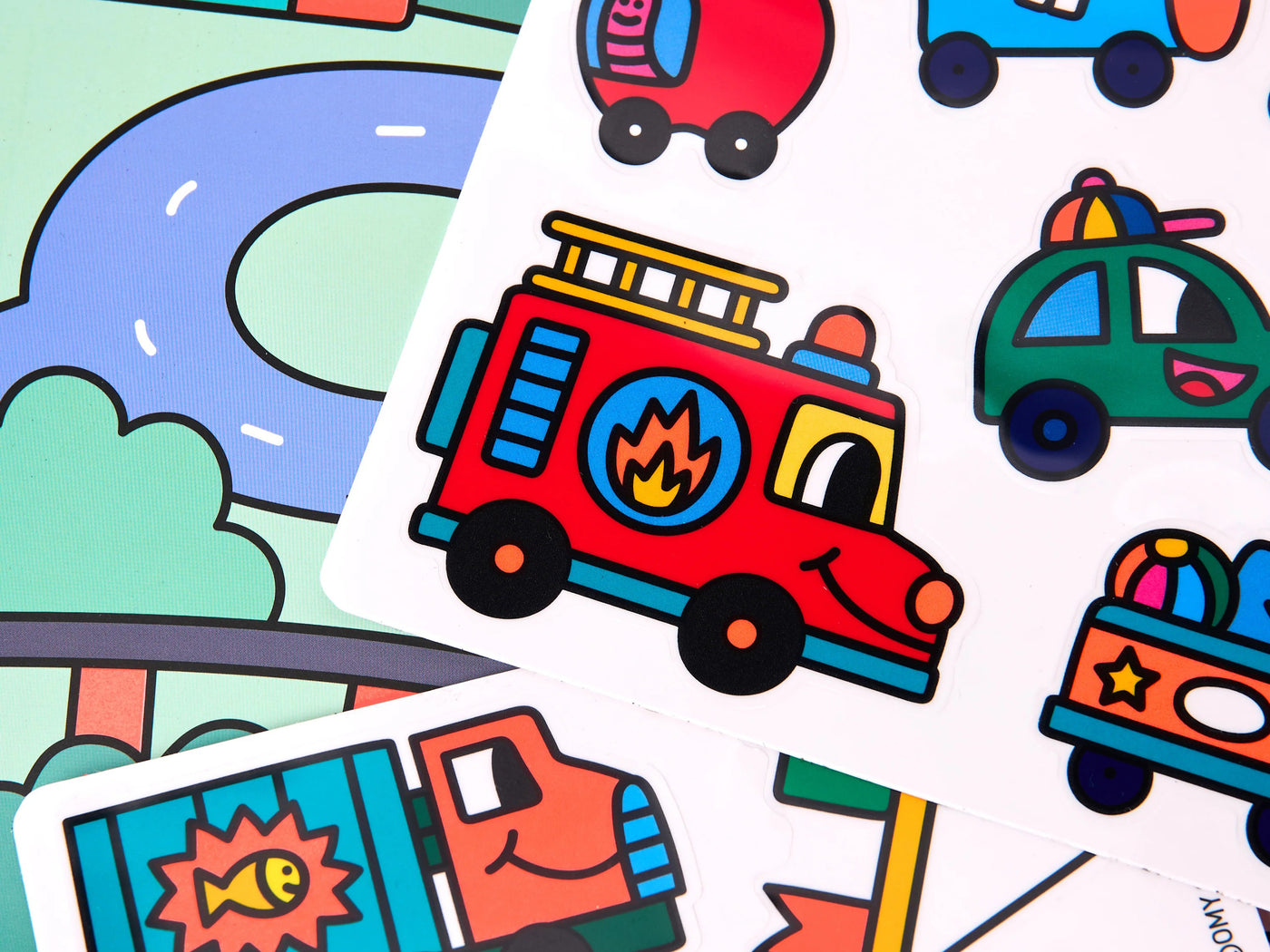 achat Kit de stickers Montessori - Vroom Vroom - Omy