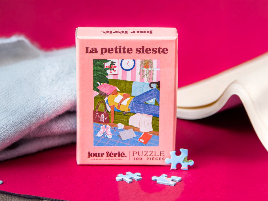 Achat Mini puzzle La petite sieste - 100 pièces - Jour Férié