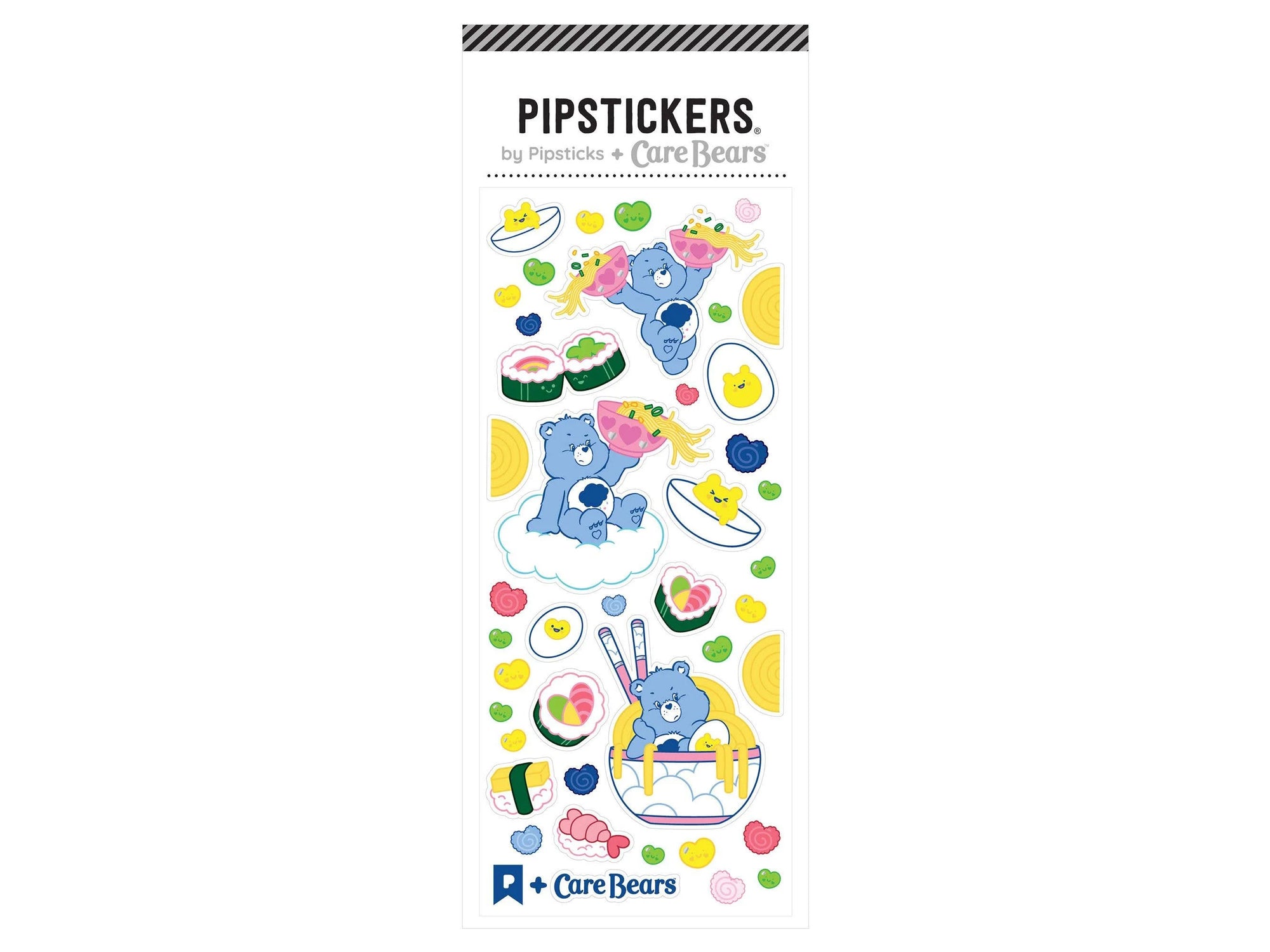 Achat Stickers Bisounours Ramen & Maki (Care Bears Ramen & Rollin') - Pipsticks