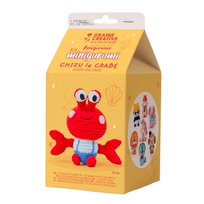 Achat Kit Minigurumi Chizu le Crabe - Graine Créative