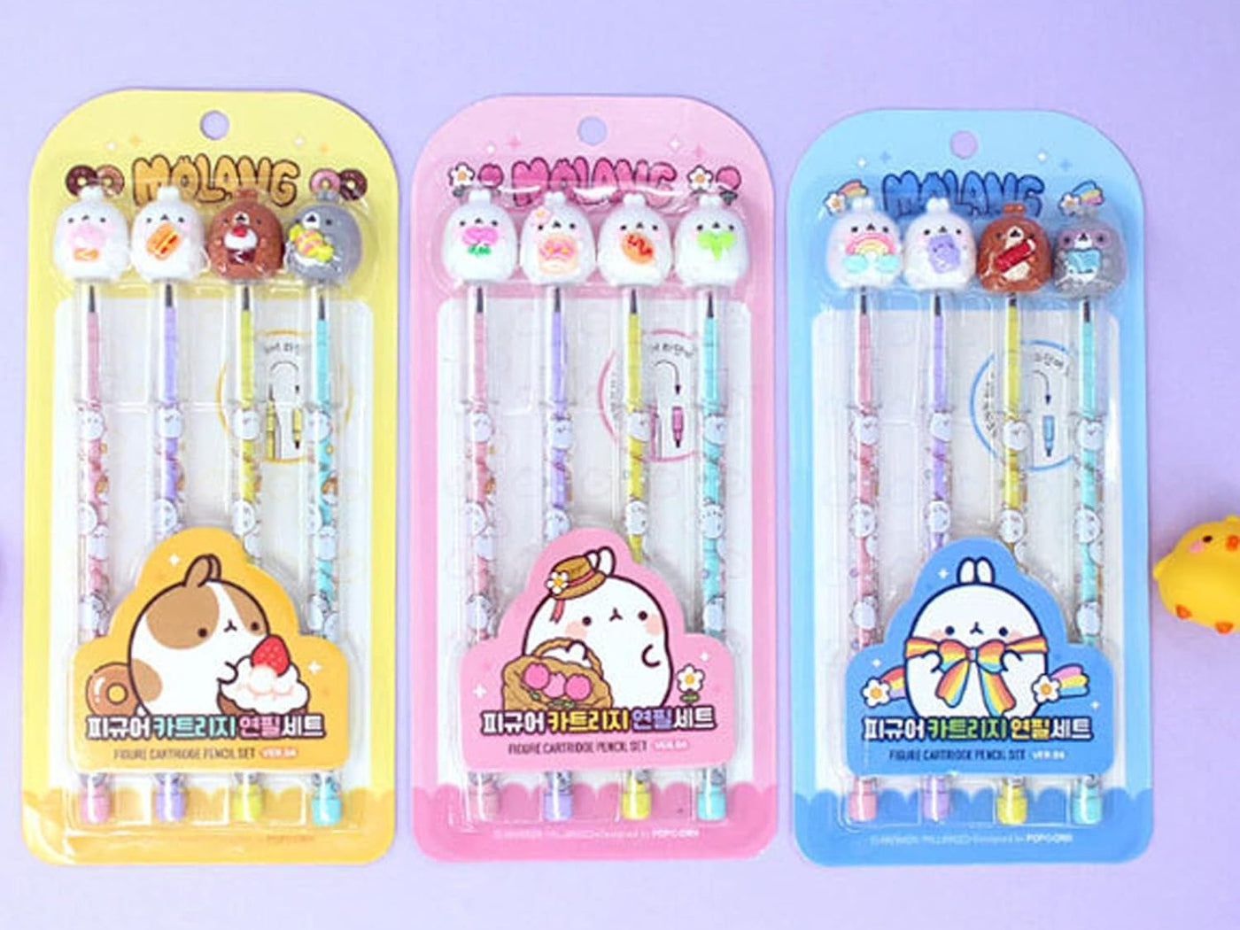 achat Lot de 4 crayons à cartouche Molang Figure