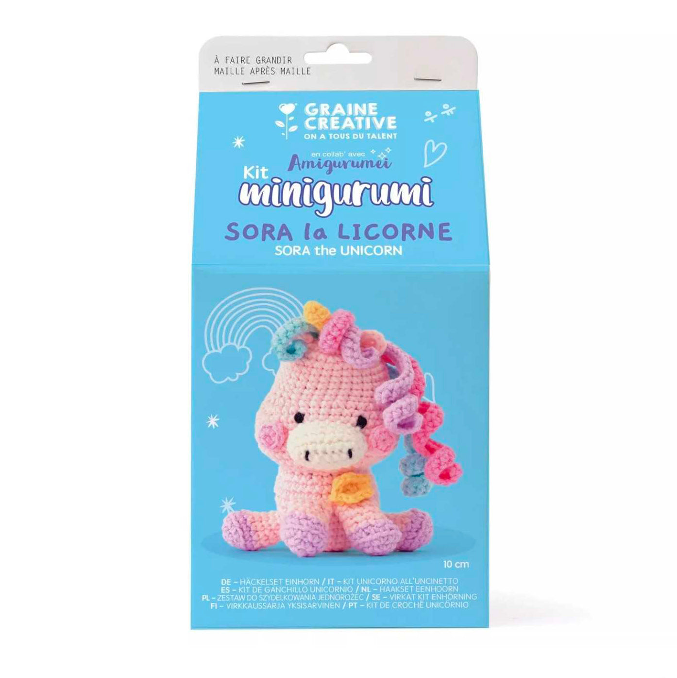 Achat Kit amigurumi Sora la Licorne - Graine Créative