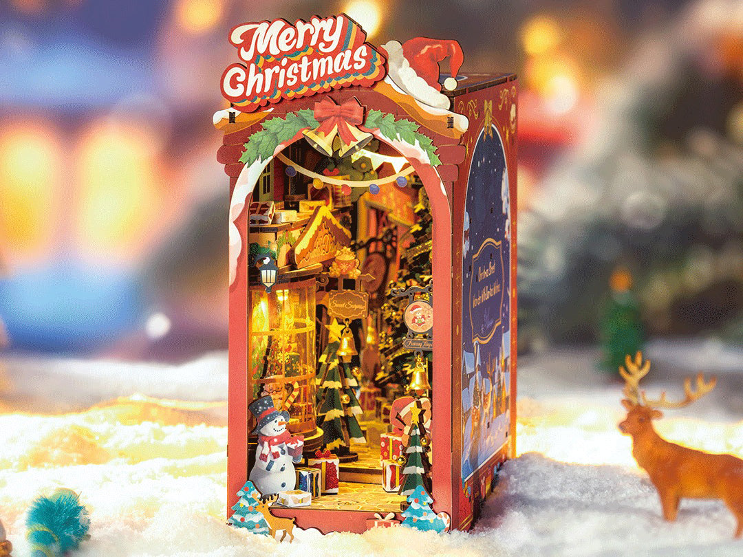 achat Book Nook - Pièce miniature - Christmas Street - Rolife