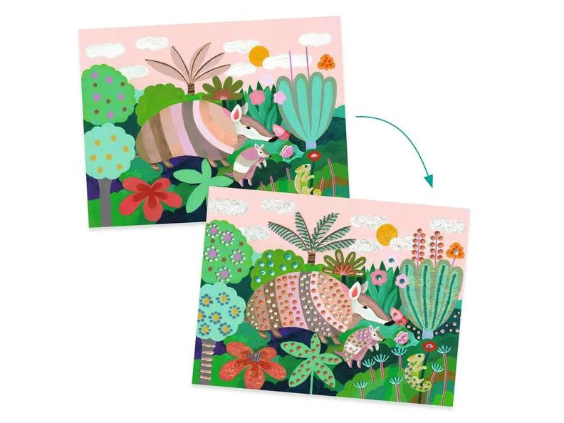 Peinture 3D Forêt tropicale - Djeco