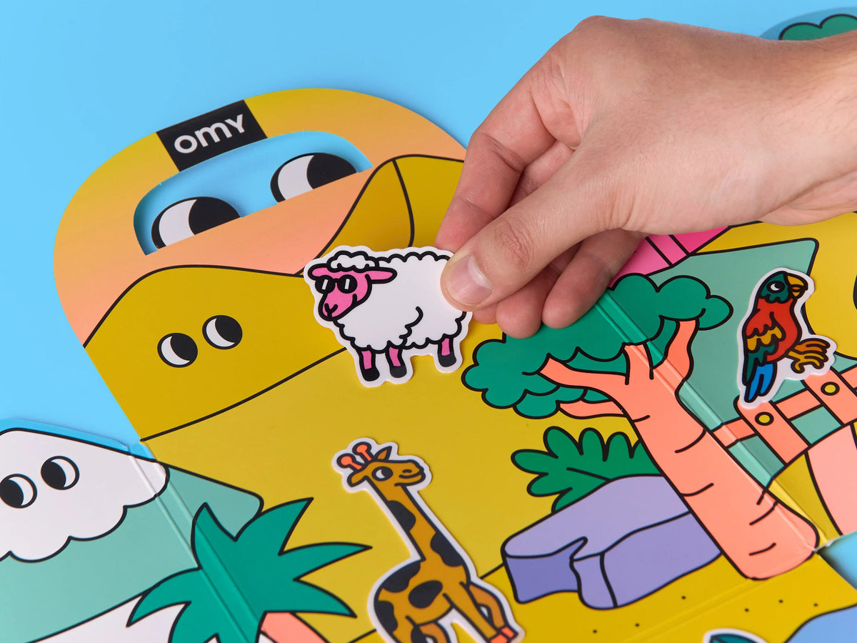 achat Kit de stickers Montessori - Animals - Omy
