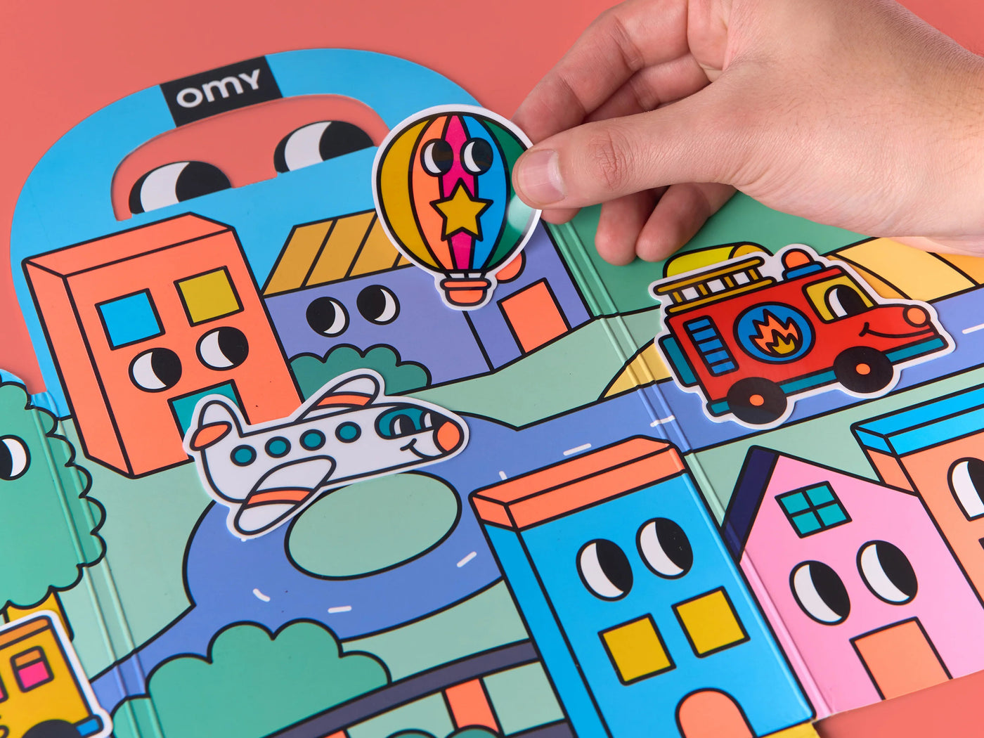 achat Kit de stickers Montessori - Vroom Vroom - Omy