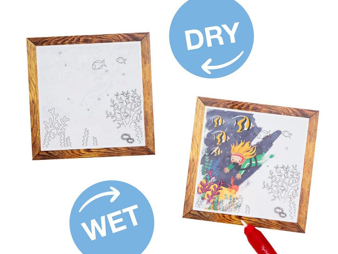 Kit de peinture à l'eau magique - Ocean
