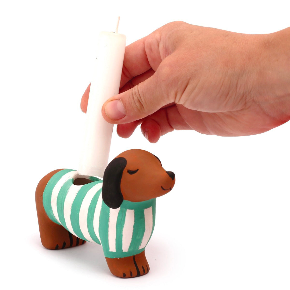 Kit Céramique Teckel à peindre - Graine Créative