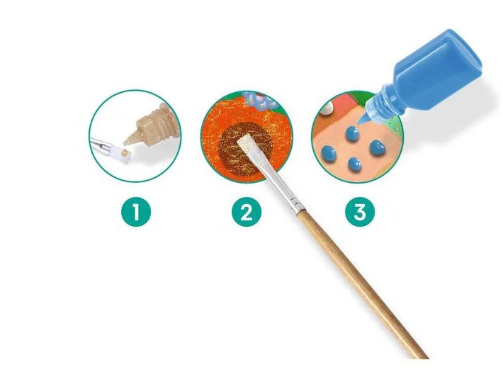 Peinture 3D Forêt tropicale - Djeco