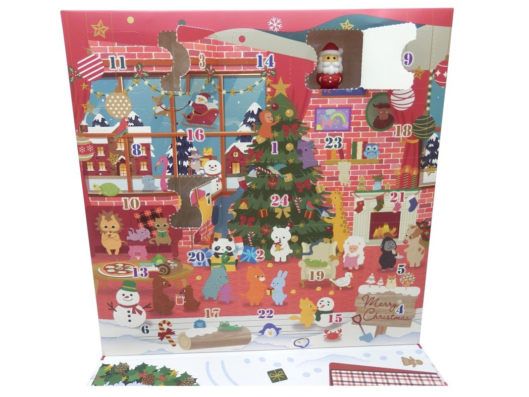 Calendrier de l'Avent - 26 gommes figurines - Iwako (Made in Japan)