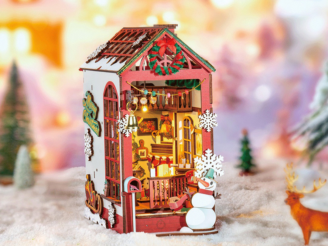achat Book Nook - Pièce miniature - Christmas Indoor Scene - Rolife
