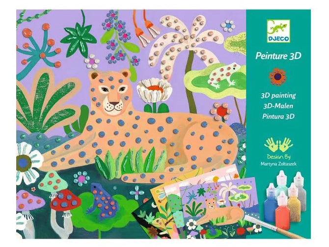 Achat Peinture 3D Forêt tropicale - Djeco