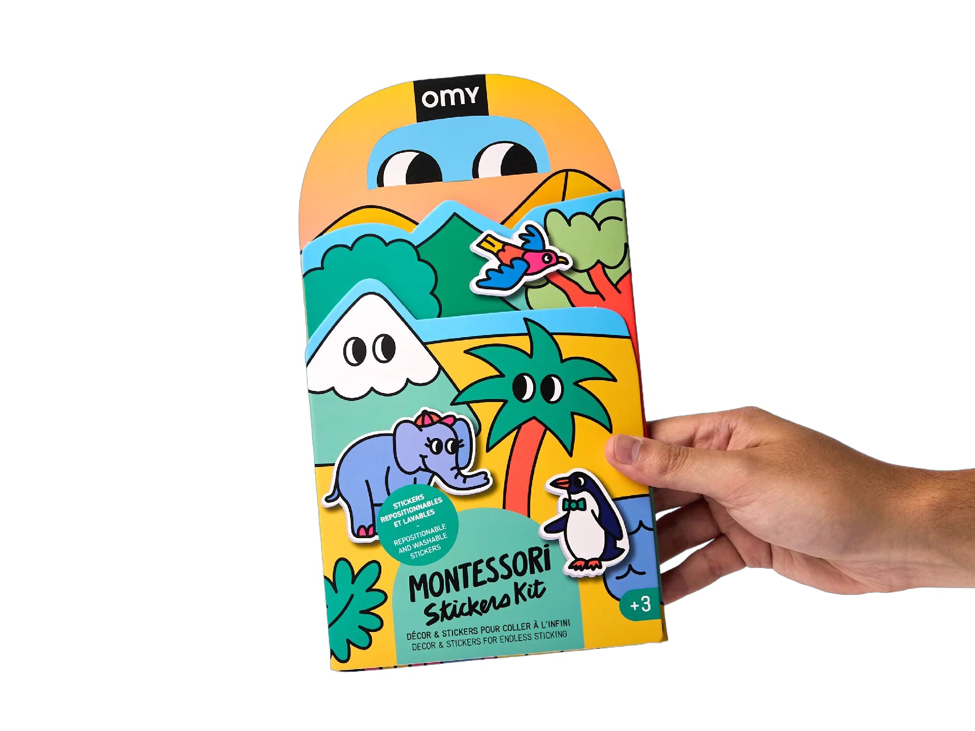 Achat Kit de stickers Montessori - Animals - Omy