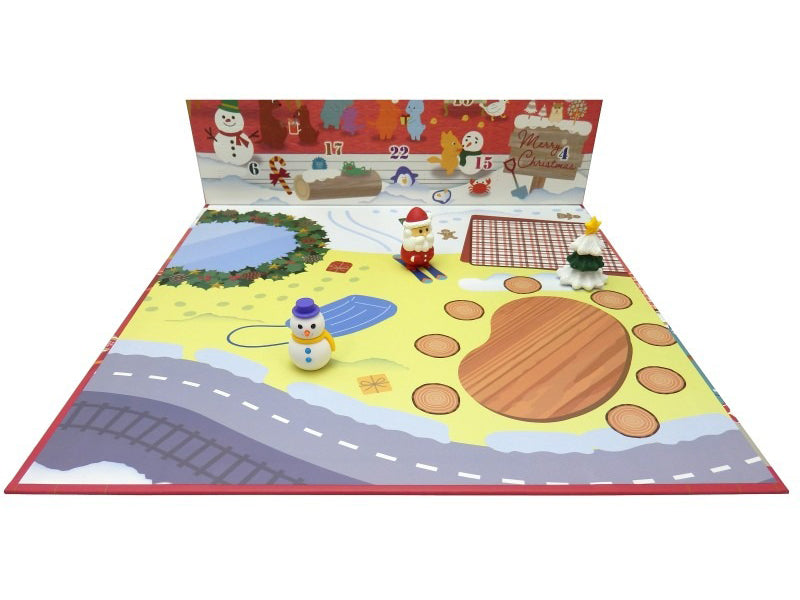 Calendrier de l'Avent - 26 gommes figurines - Iwako (Made in Japan)