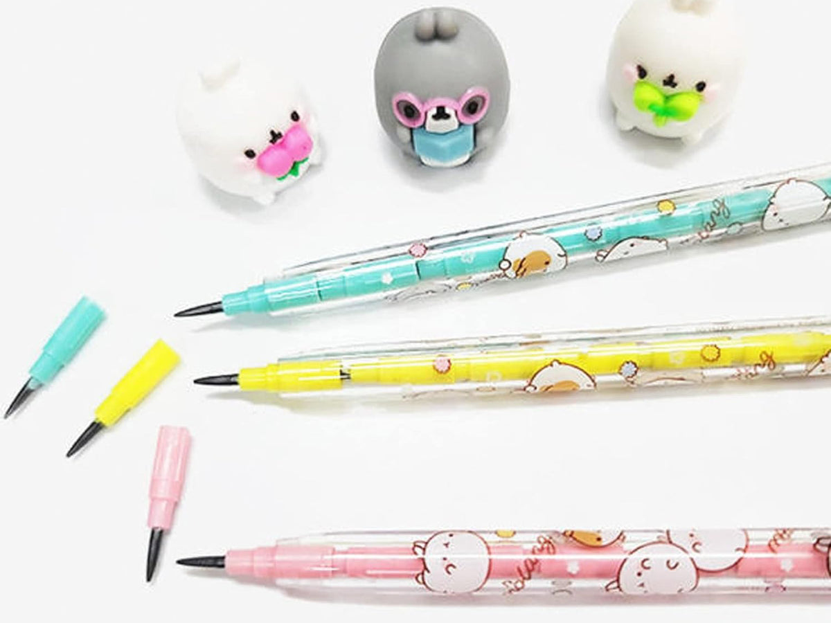 achat Lot de 4 crayons à cartouche Molang Figure