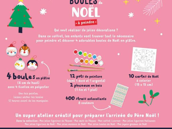 Mes jolies boules de Noël à peindre - 1 2 3 Soleil
