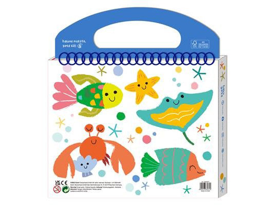 achat Kit de coloriage Animaux marins - Haku Yoka