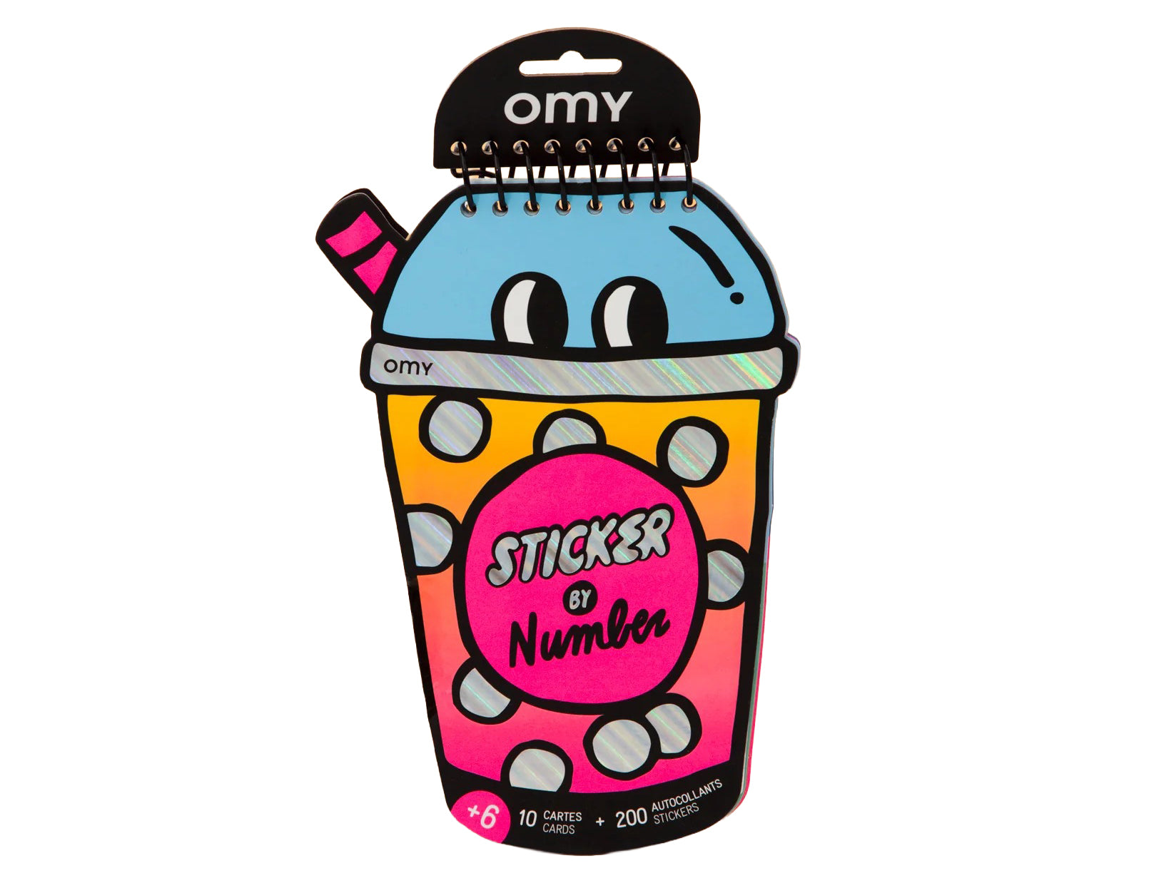 Achat Carnet stickers au numéro - Bubble Tea - Omy