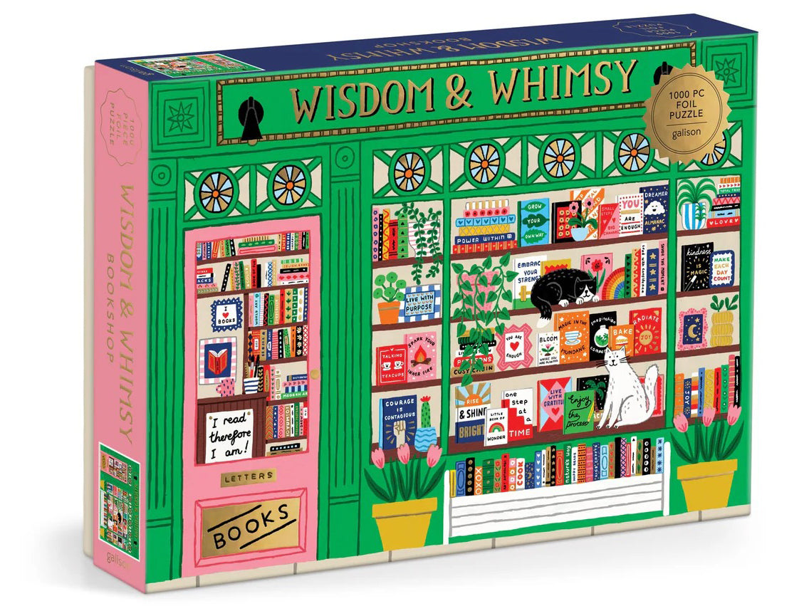 Achat Puzzle Wisdom & Whimsy Bookshop - 1000 pièces - Galison