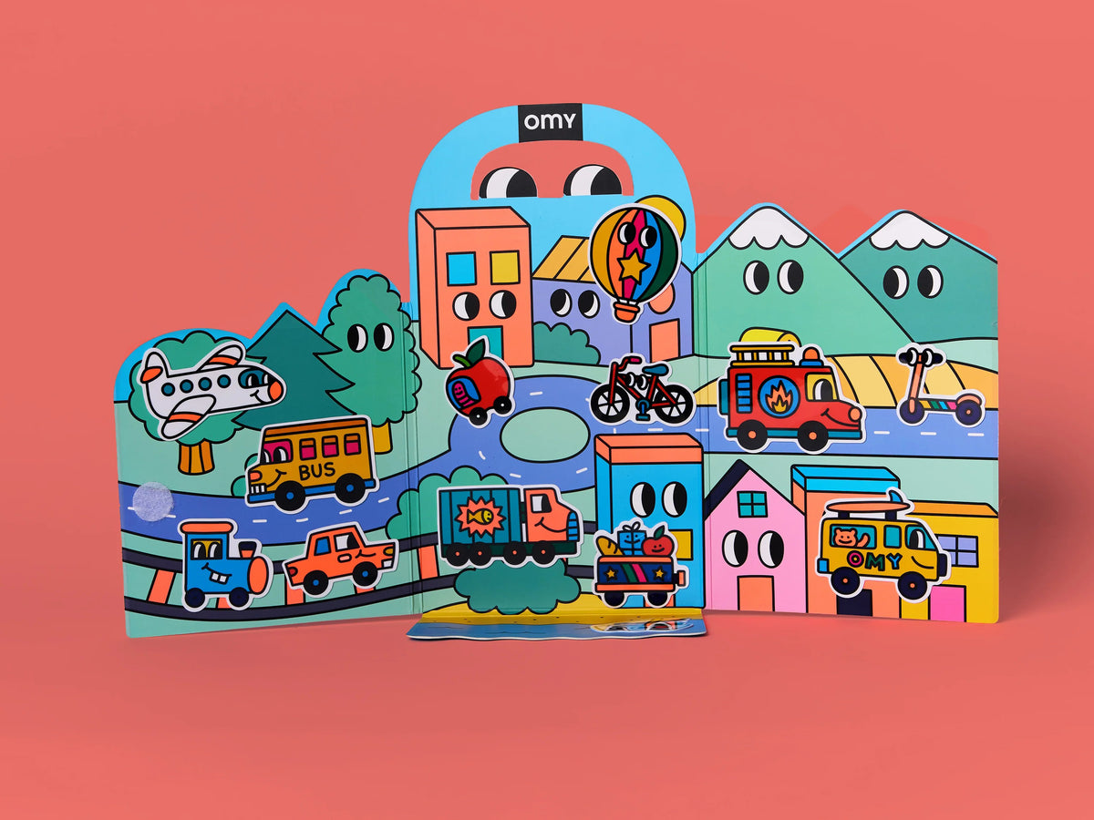achat Kit de stickers Montessori - Vroom Vroom - Omy