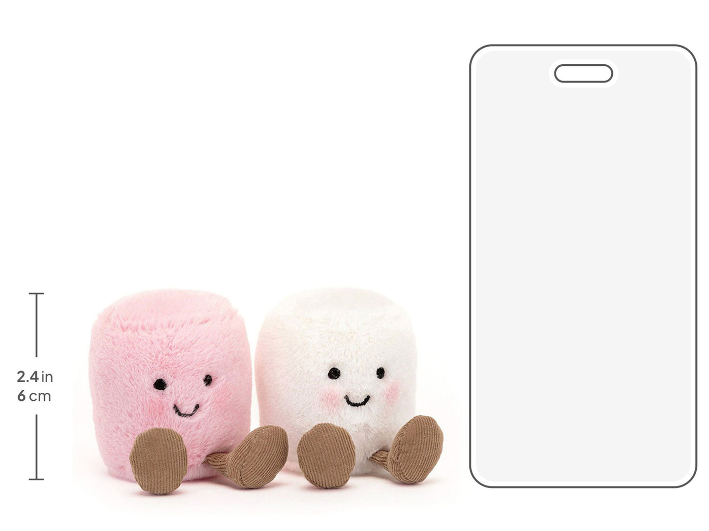 achat Peluche Amuseables Guimauves roses et blanches - Pink and White Marshmallows - Jellycat