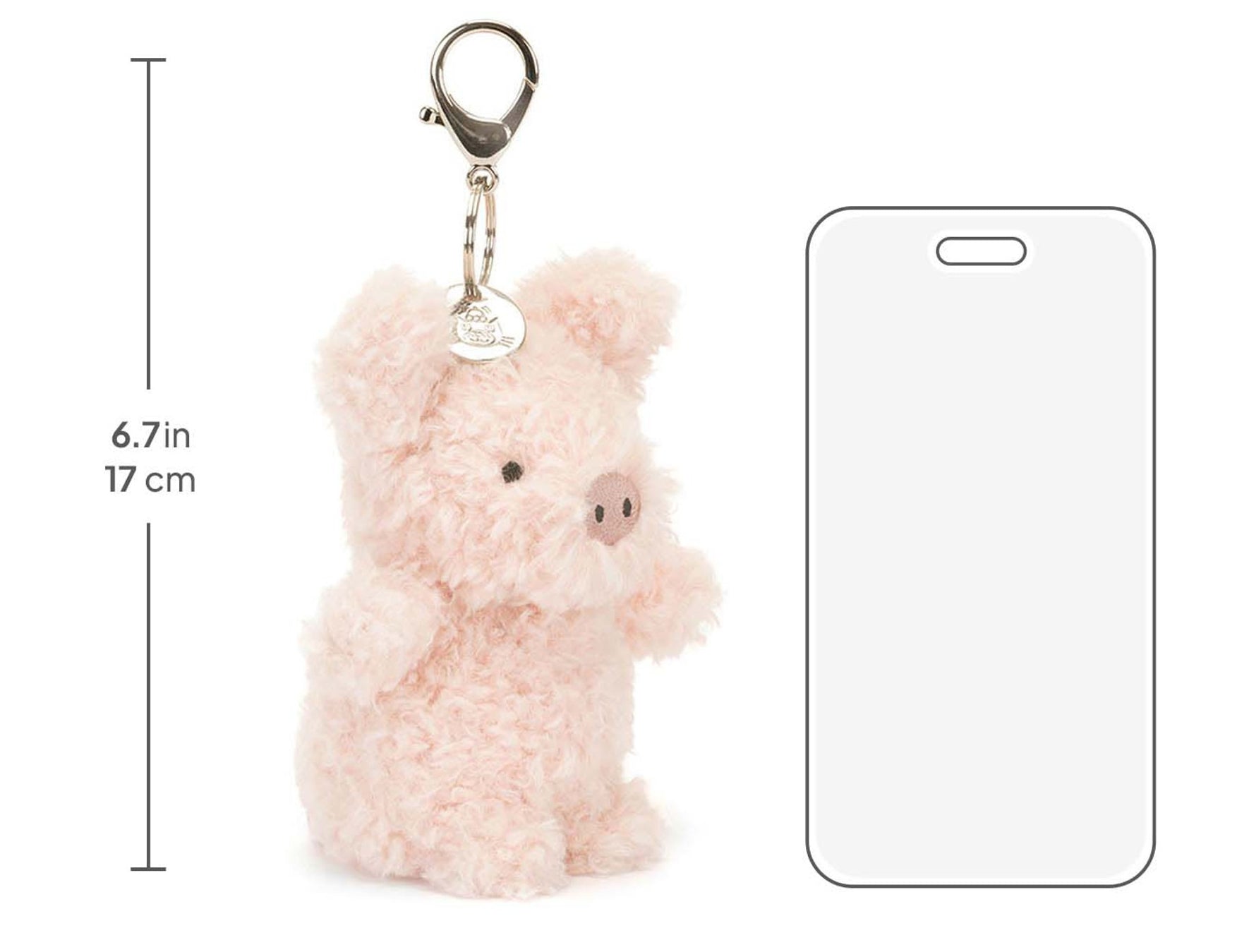 Porte-clés peluche cochon - Little Pig Bag Charm - Jellycat