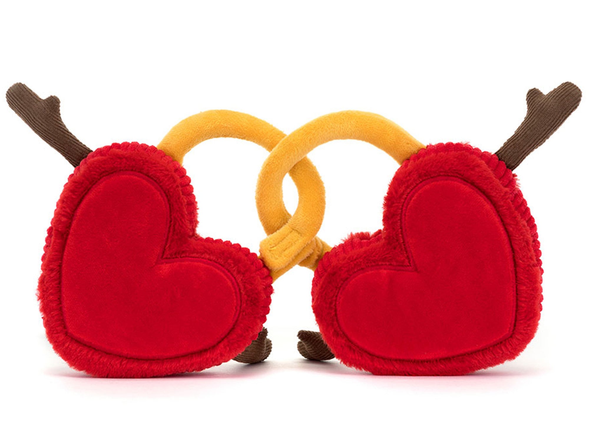 Peluche Amuseables Cœurs amoureux - Val & Tina Love Locks - Jellycat