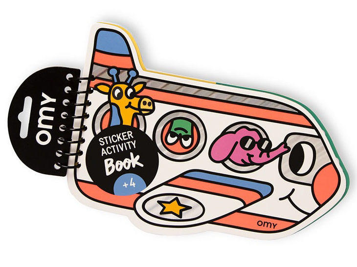 Achat Carnet de stickers multi-activités - Avion - Omy