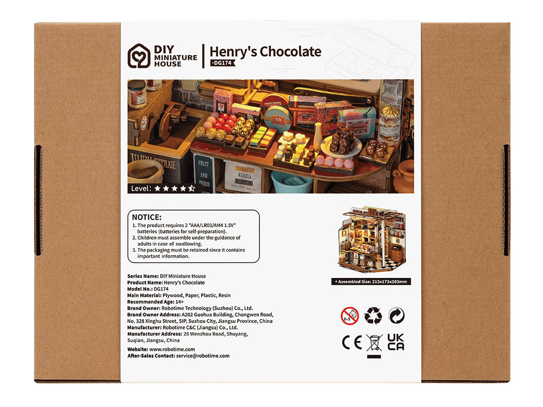 achat Pièce miniature - Chocolaterie d’Henry (Henry’s Chocolate) - Rolife