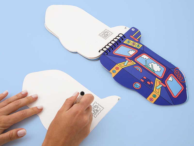 achat Carnet de stickers multi-activités - Avion - Omy