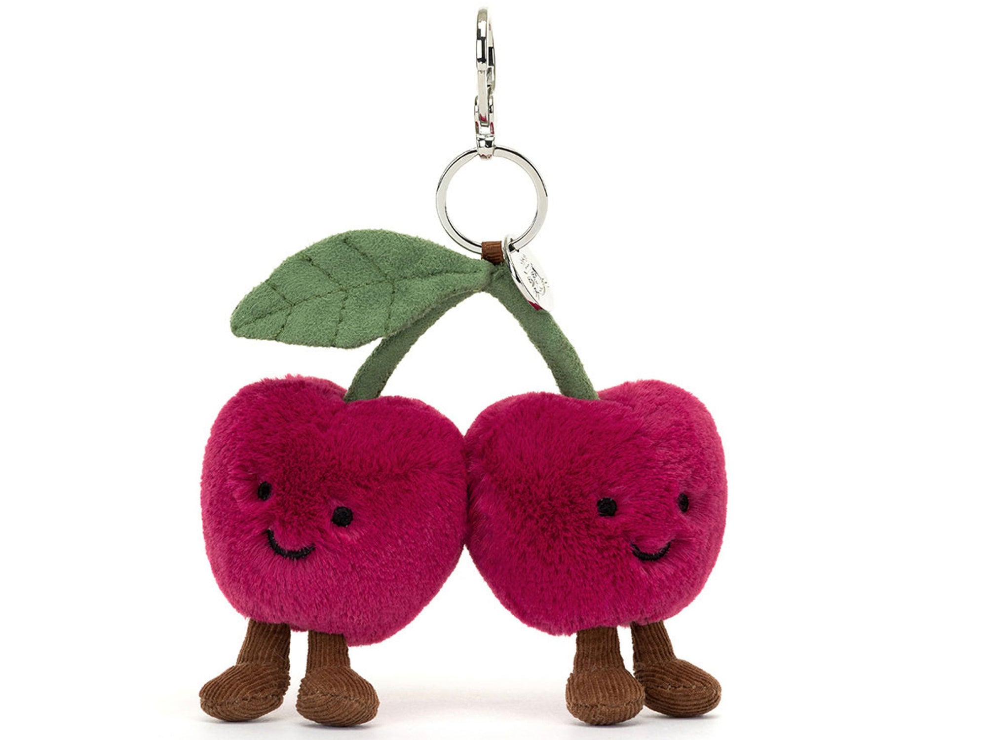Peluche Amuseables Porte-clés cerises - Cherries Bag Charm - Jellycat