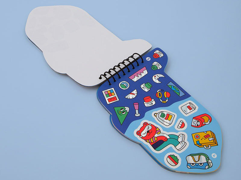 Carnet de stickers multi-activités - Avion - Omy