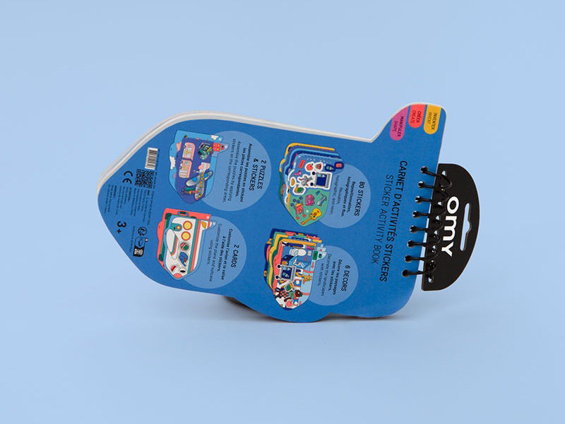 Carnet de stickers multi-activités - Avion - Omy