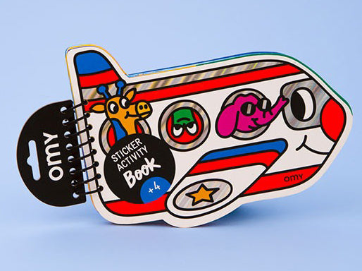 achat Carnet de stickers multi-activités - Avion - Omy