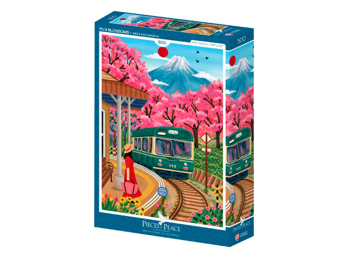 Achat Puzzle 500 pièces Fuji Blossoms- Pieces & Peace